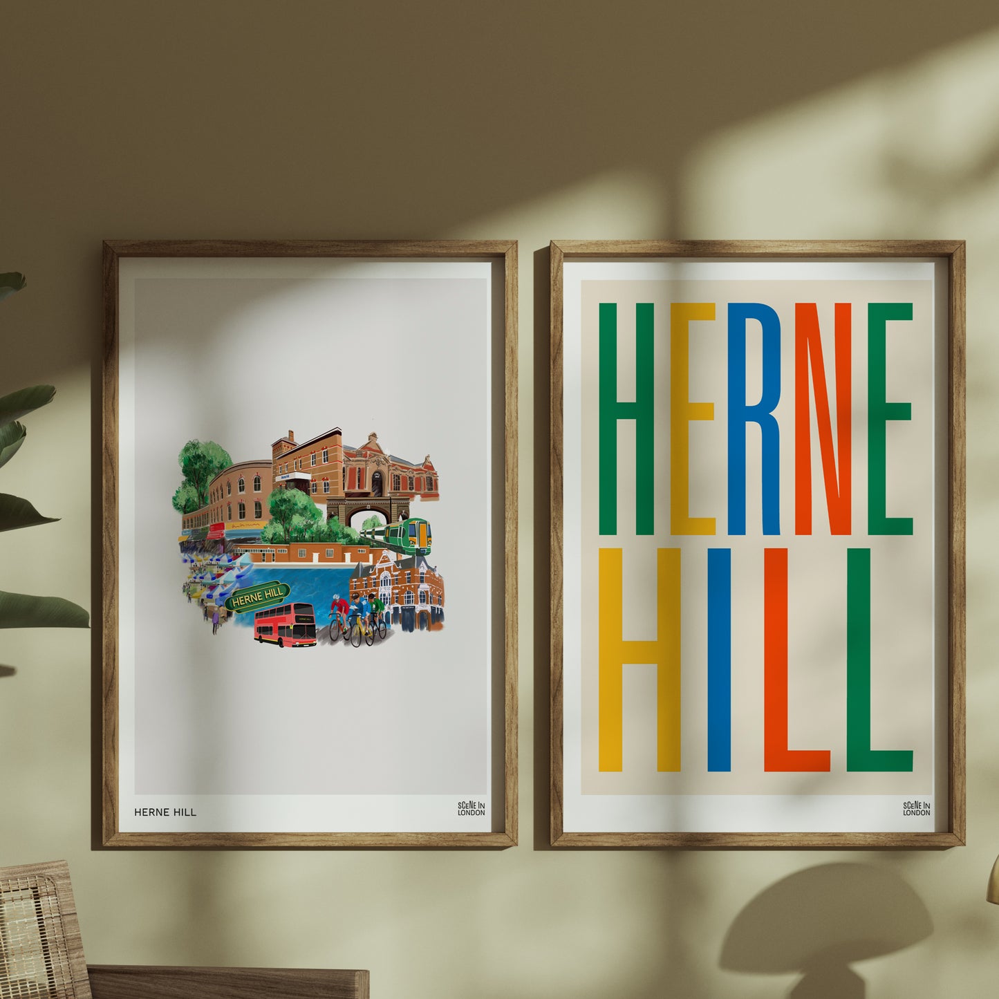 Herne Hill home with London art prints