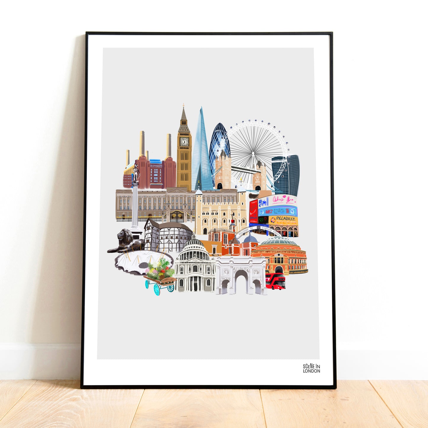 London Montage Print by Scene in London