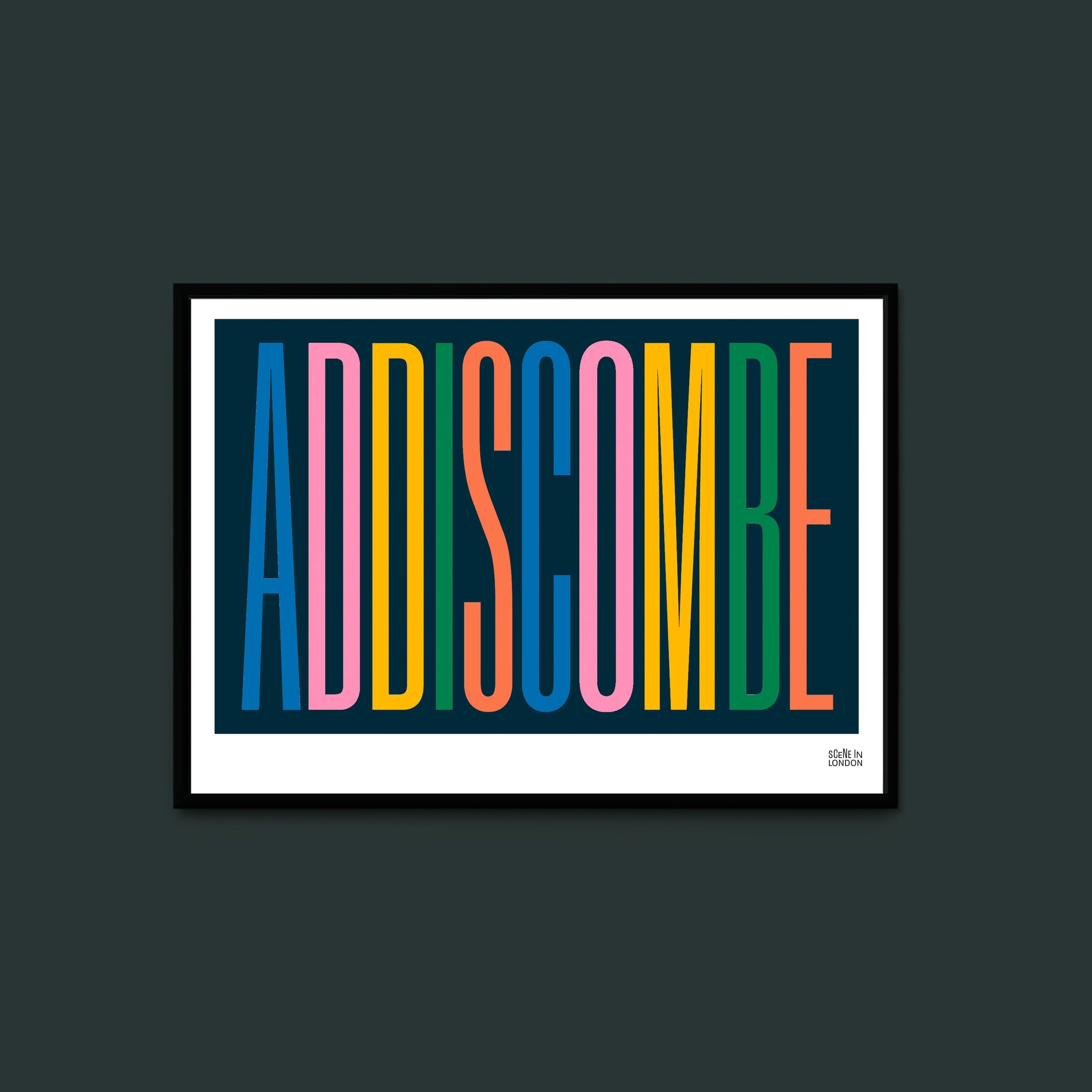Addiscombe Typography Print