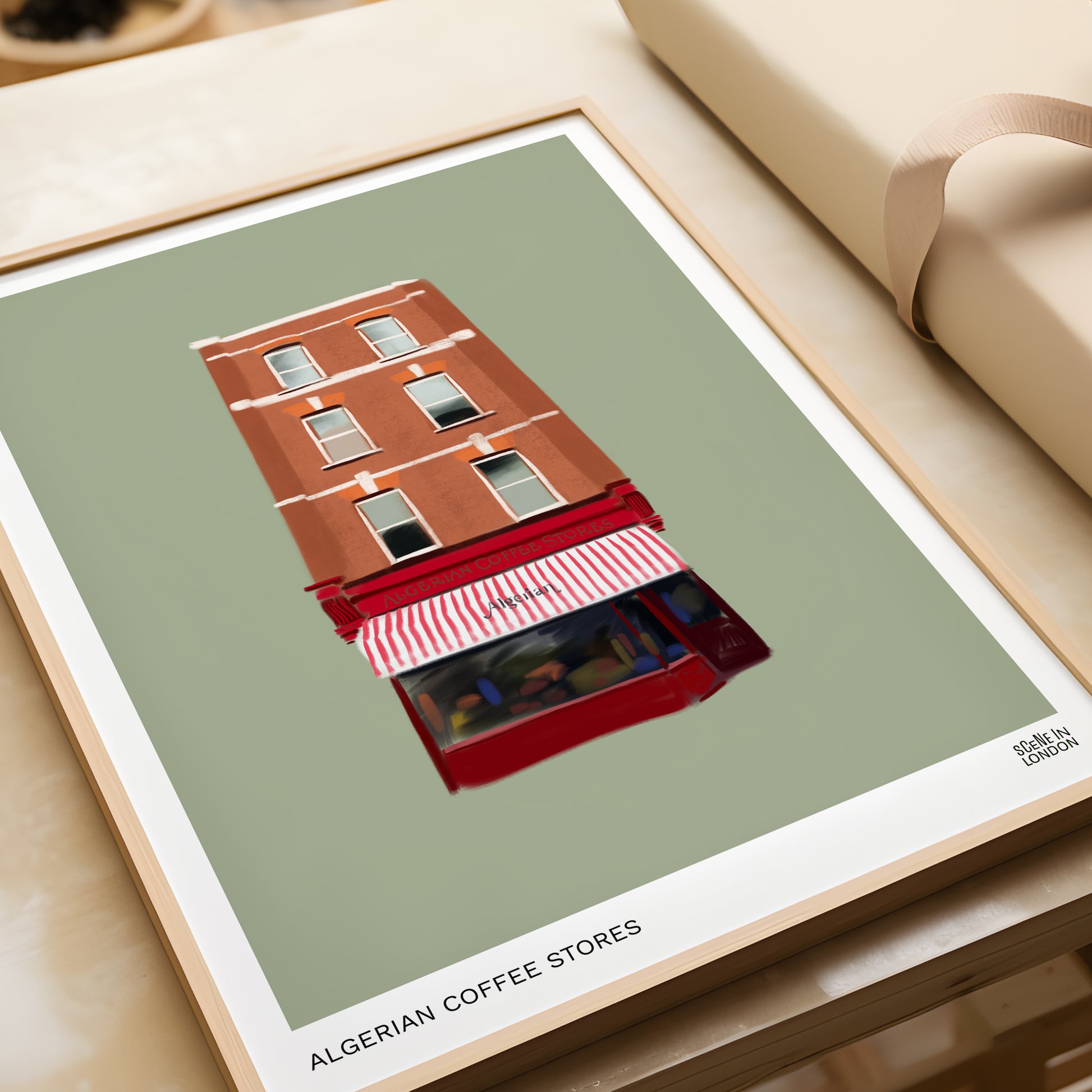 Algerian Coffee Stores Art Print