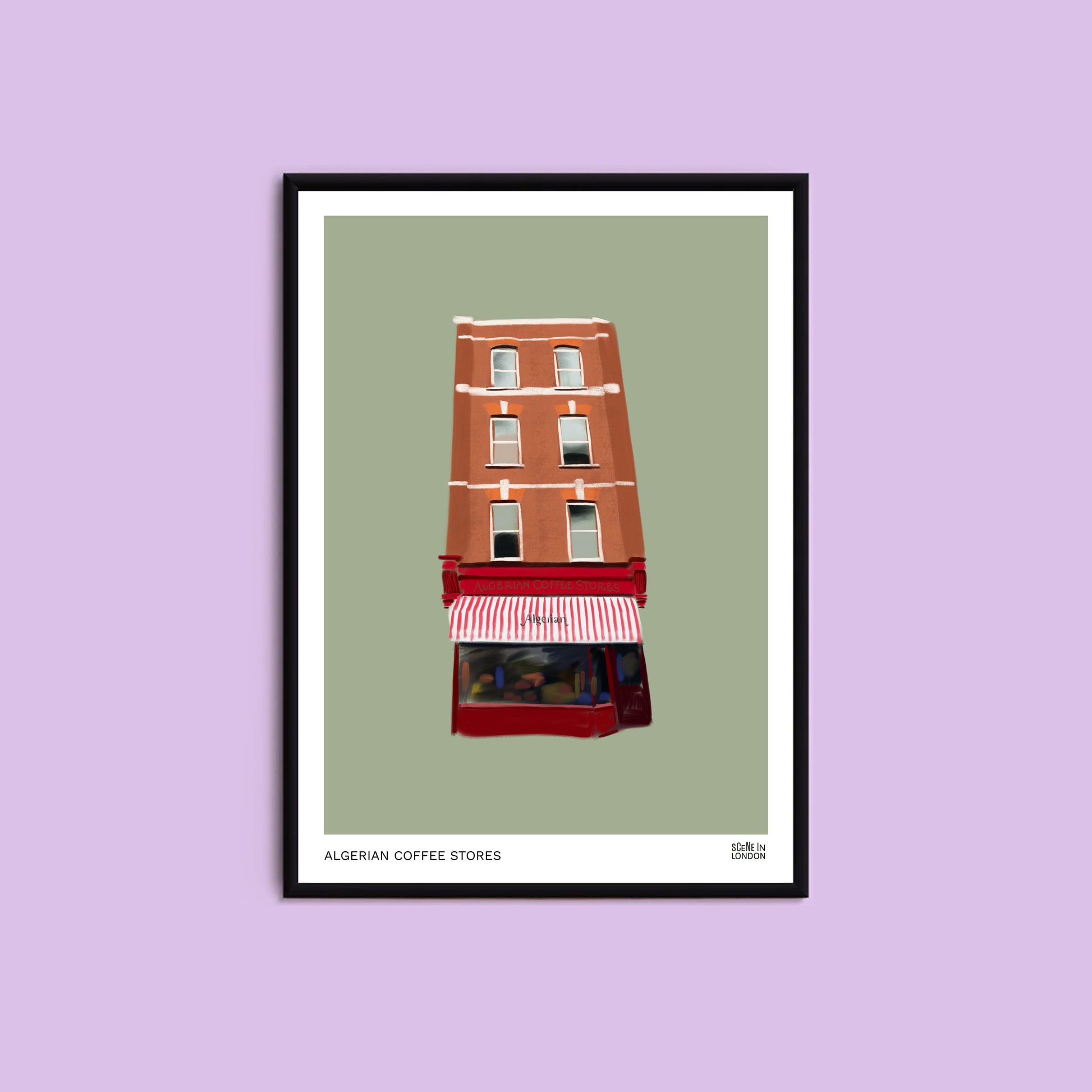 Algerian Coffee Stores Art Print