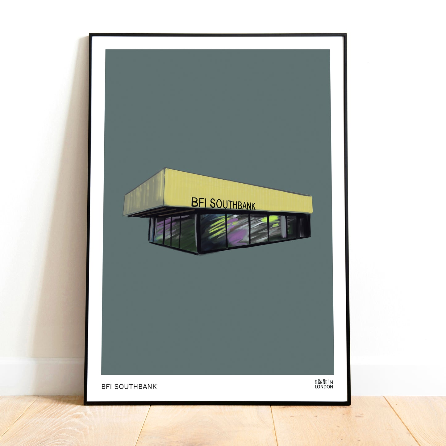 BFI Southbank art print by Scene in London