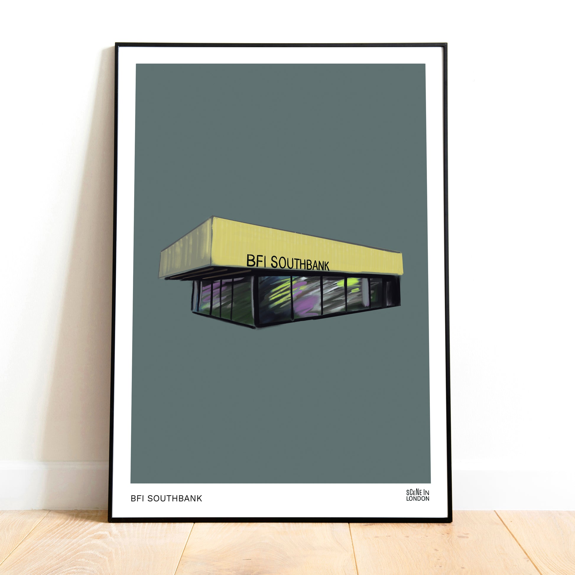 BFI Southbank art print by Scene in London