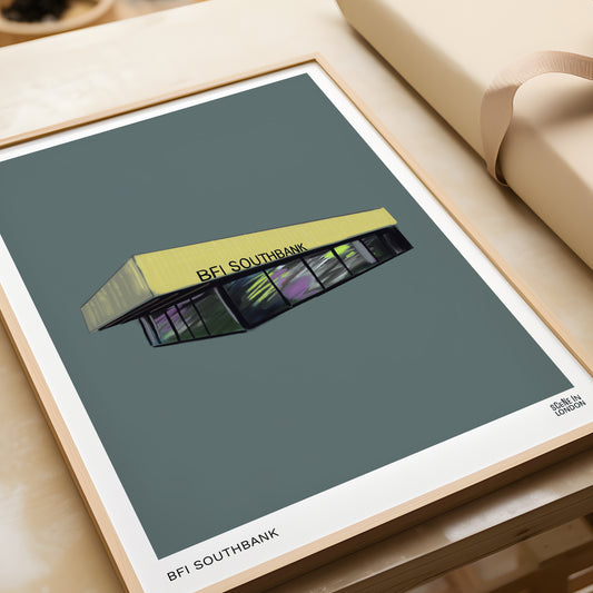 BFI Southbank art print by Scene in London