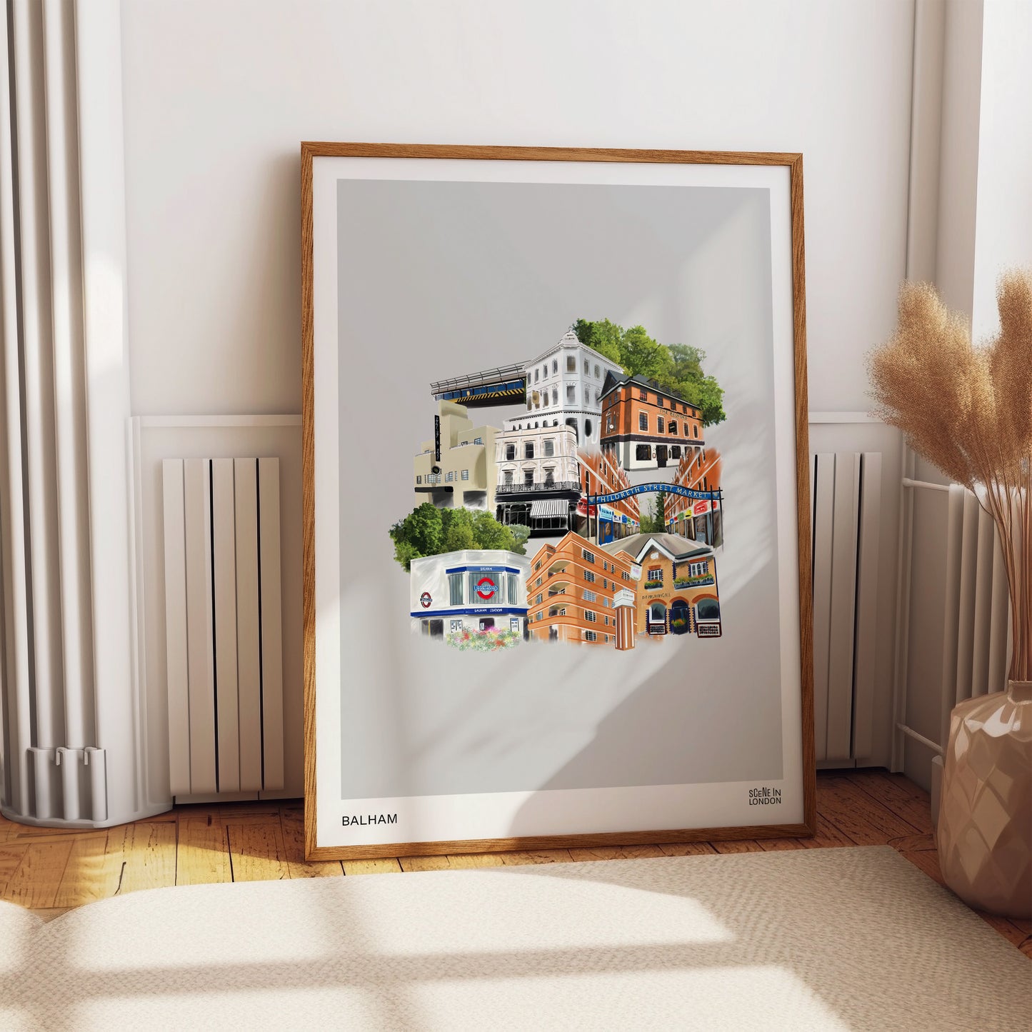 Balham Illustration Print