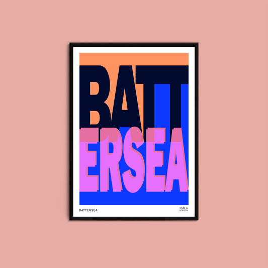 Battersea London art print