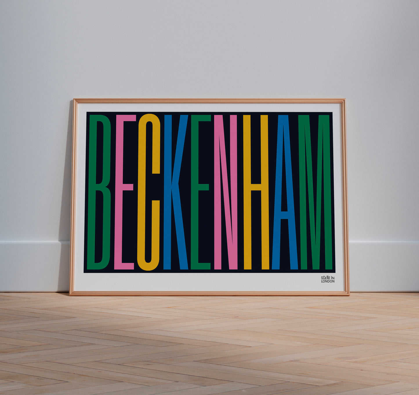 Beckenham Typographic Print