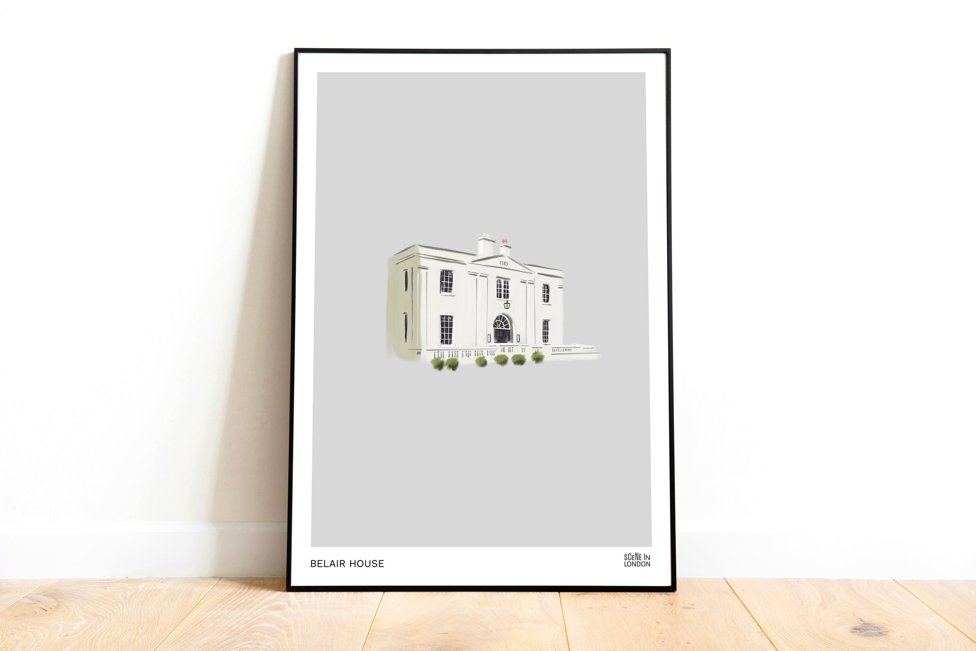 Illustration of Belair House in Dulwich London