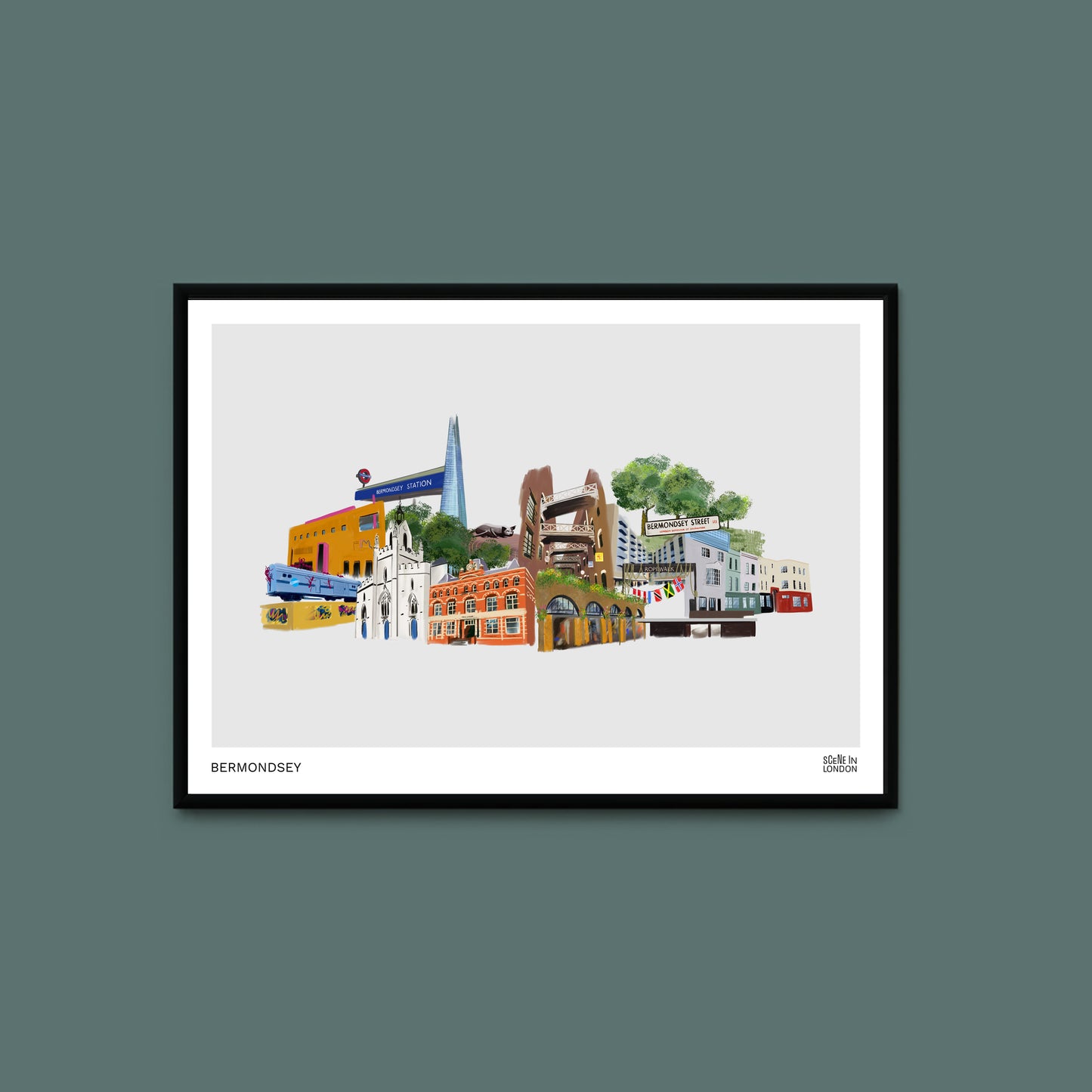 Bermondsey London Wall Art Print