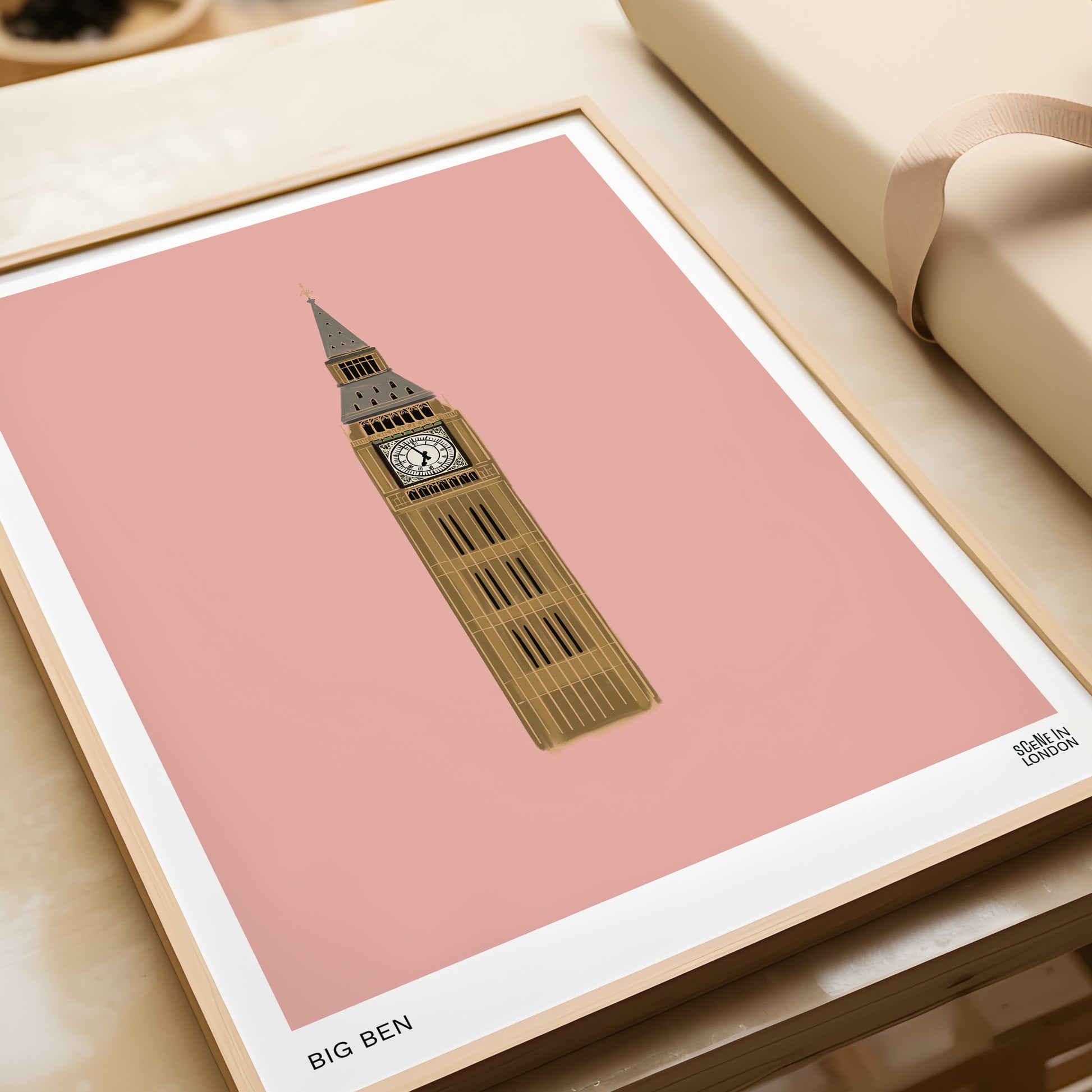 Big Ben art print by Scene in London