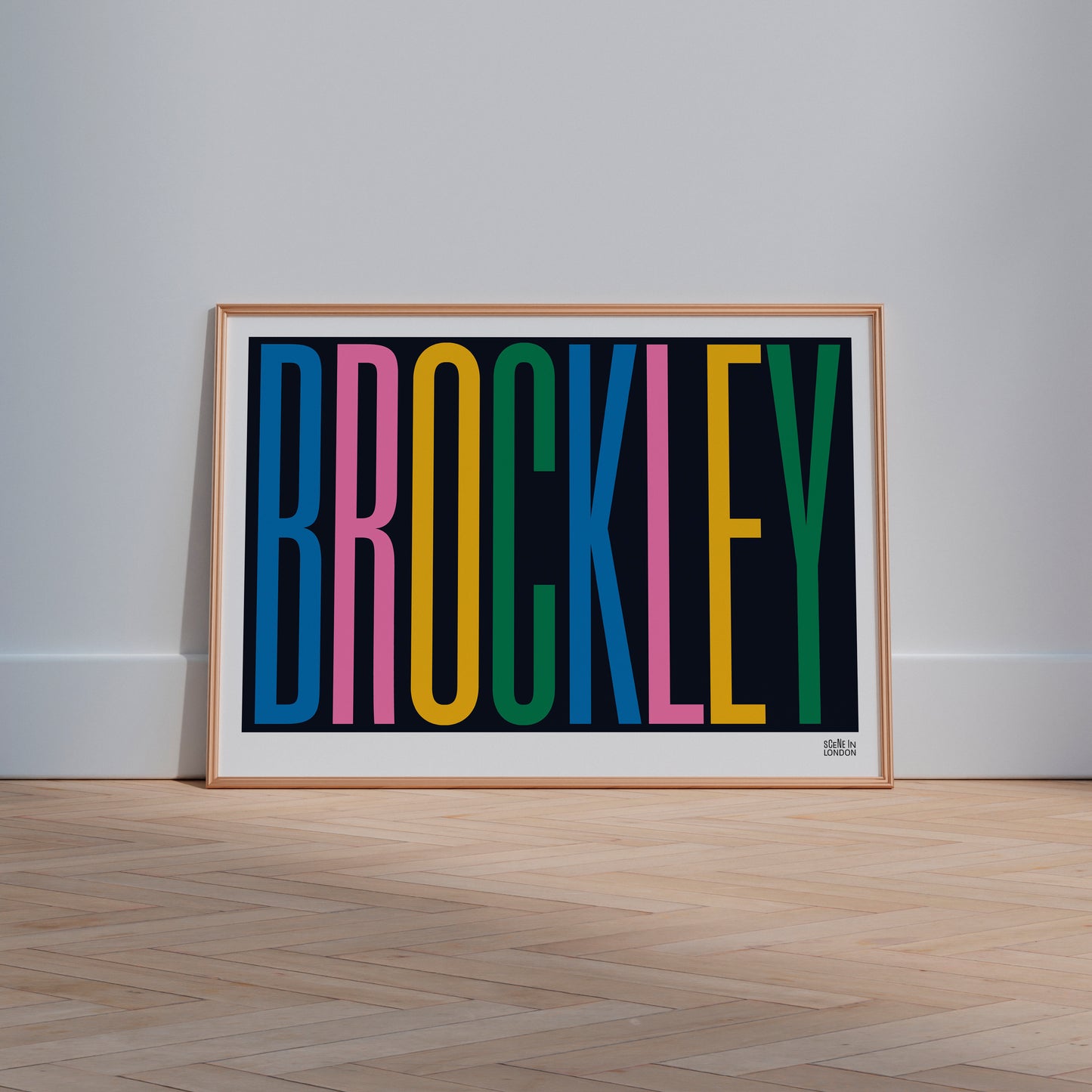 Brockley Typographic Print