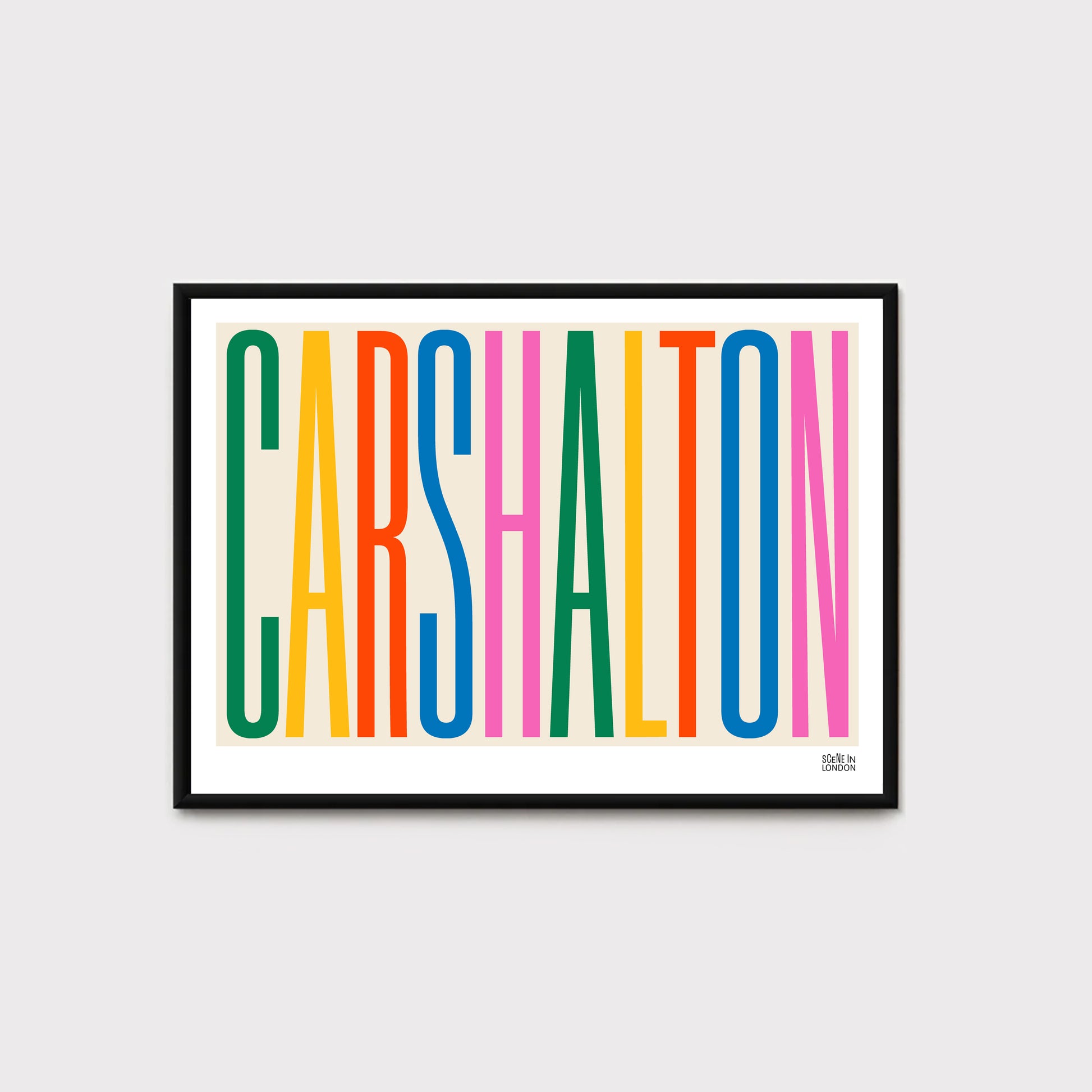 Colourful Carshalton Print