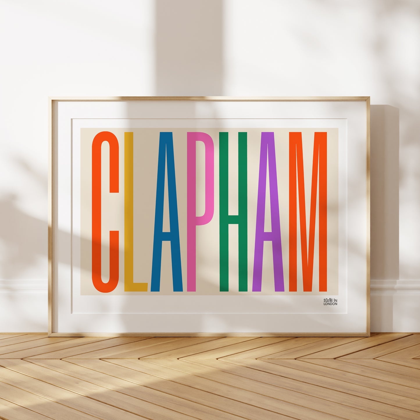 Clapham Wandsworth Wall Art Print