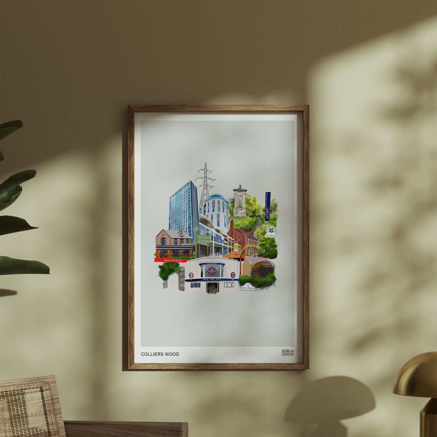 Colliers Wood London art print