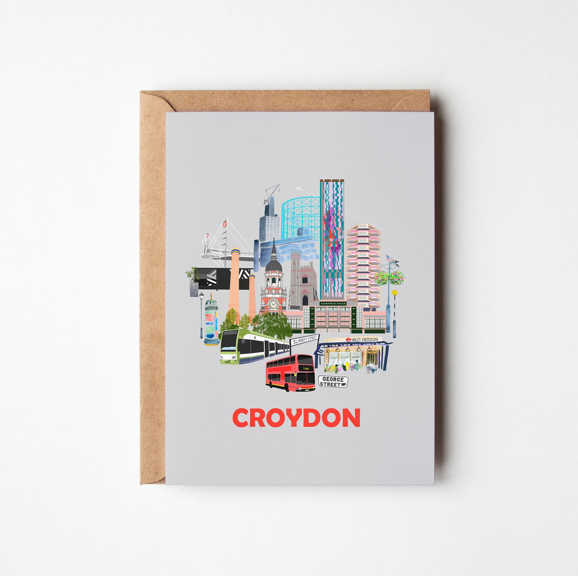 Croydon Greeting card