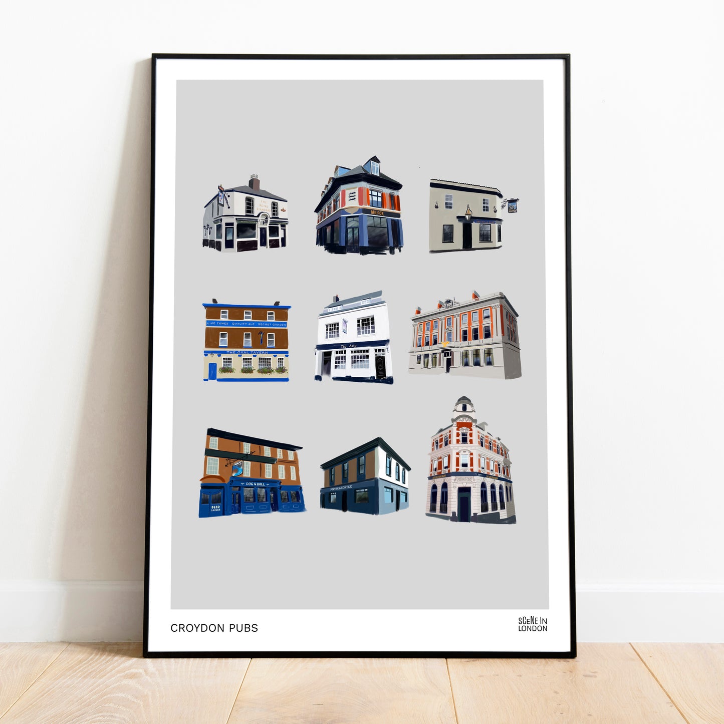 Croydon Pubs Print