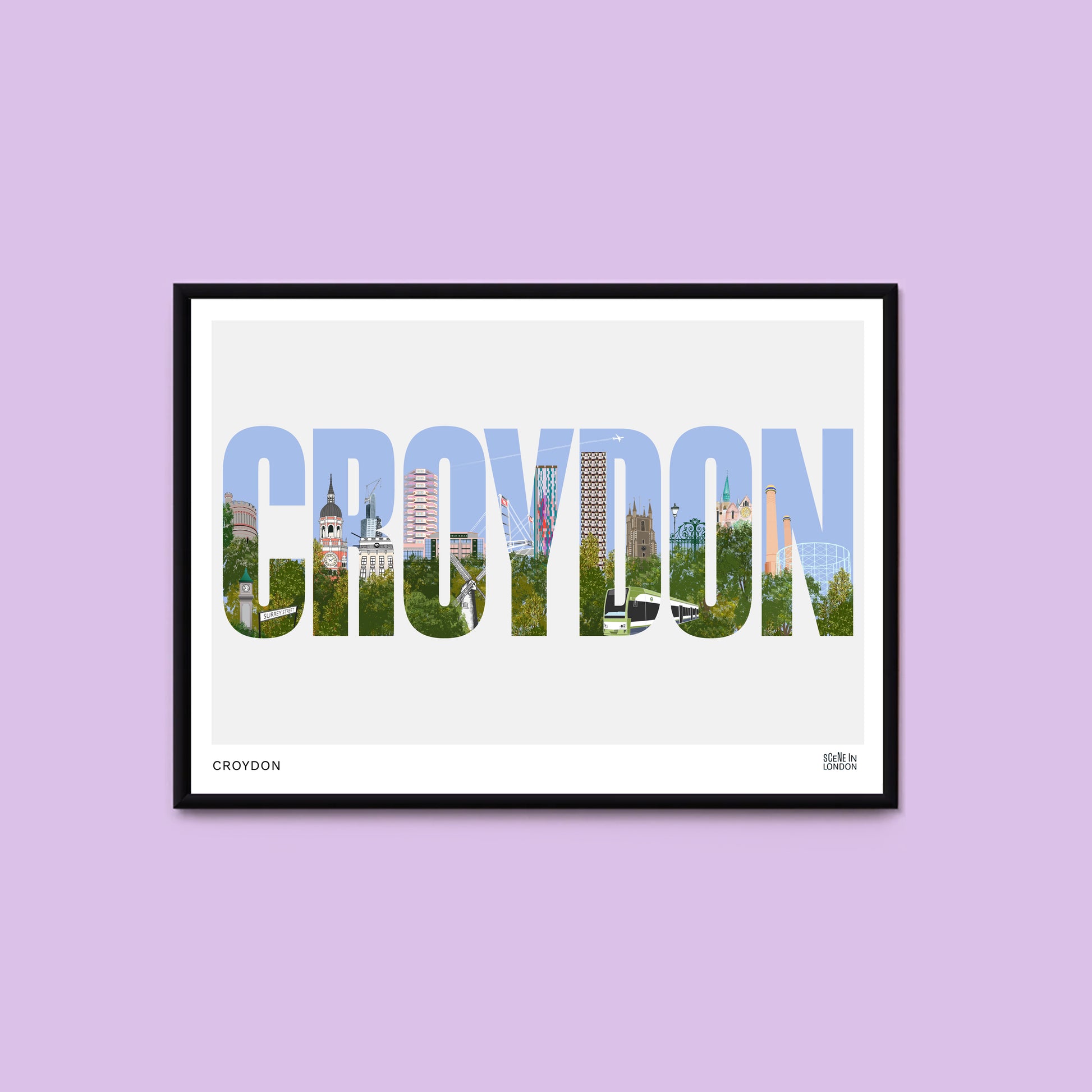 Croydon Art Print