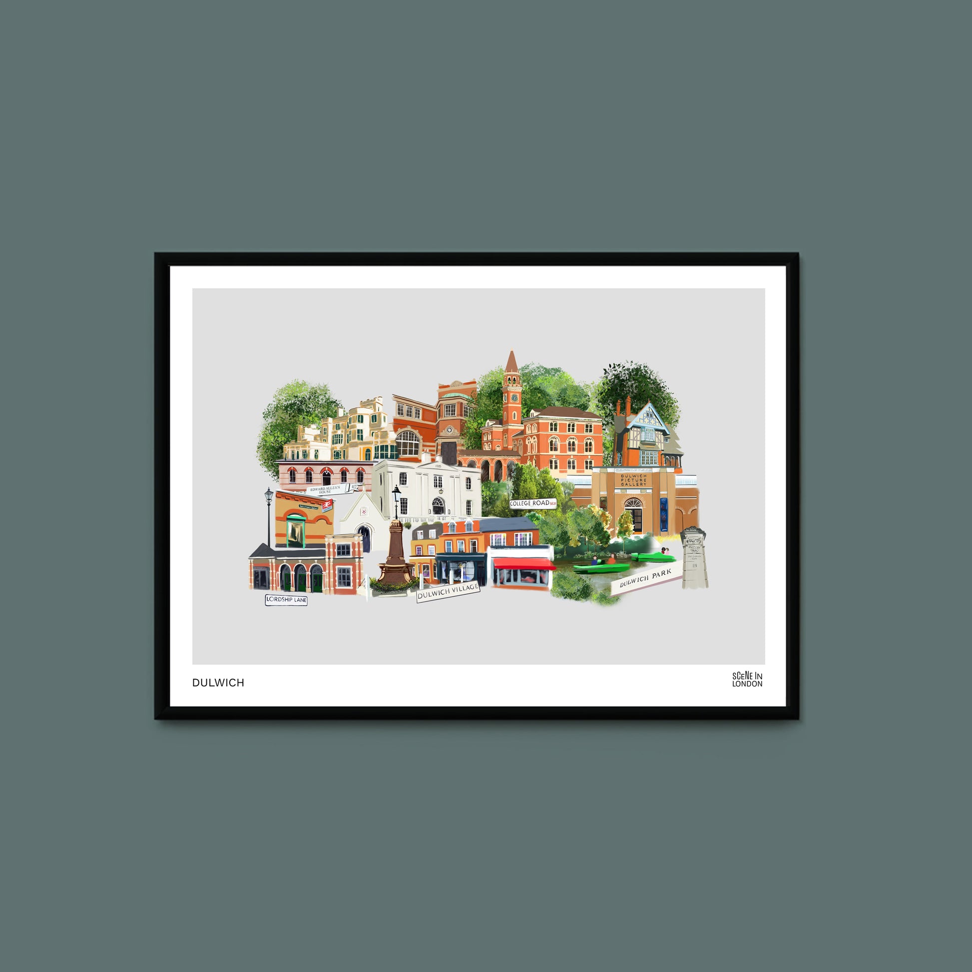 Dulwich London Art Print 