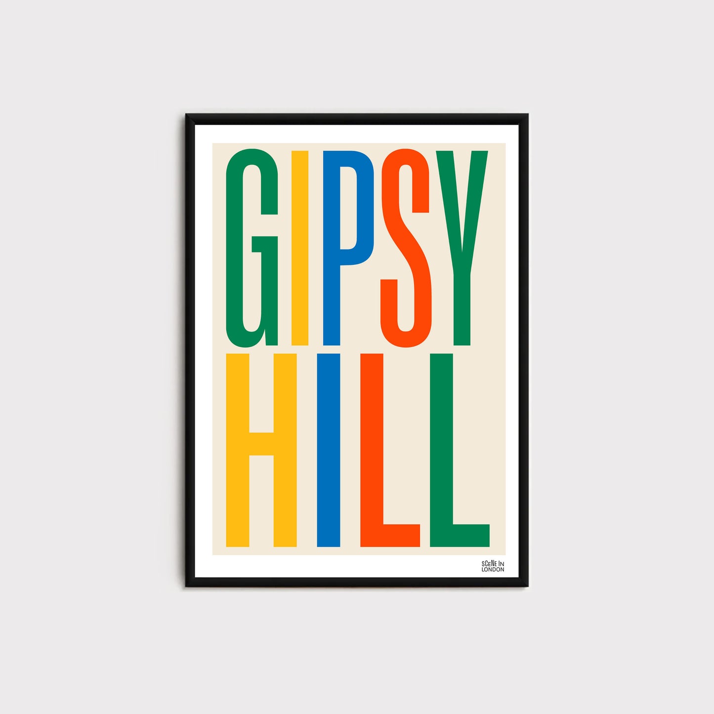 Gipsy Hill Typography Print