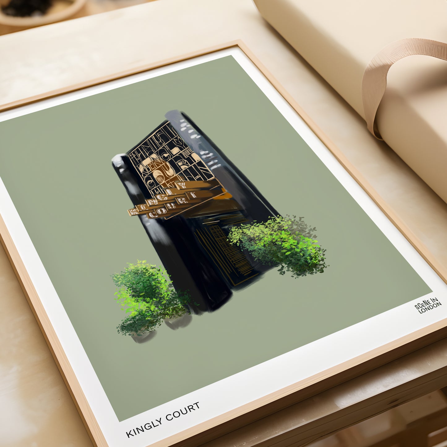 Kingly Court Soho art print by Scene in London