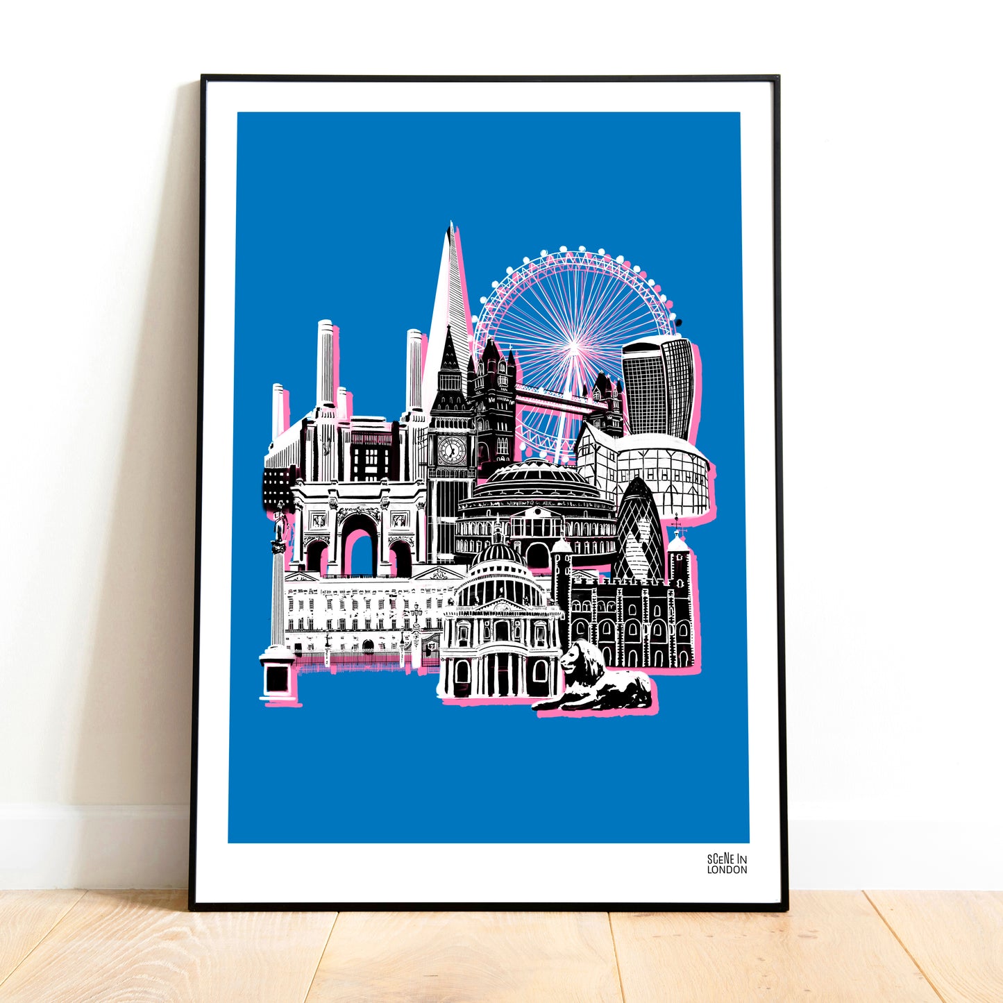 London block print by Scene in London