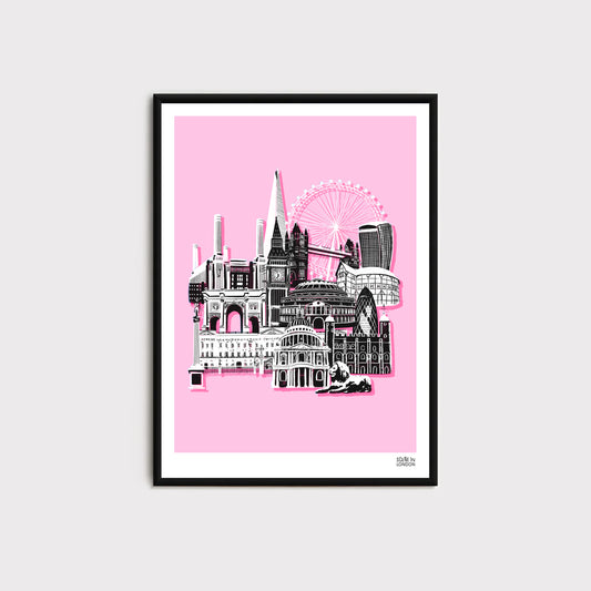 Love in the City London Print