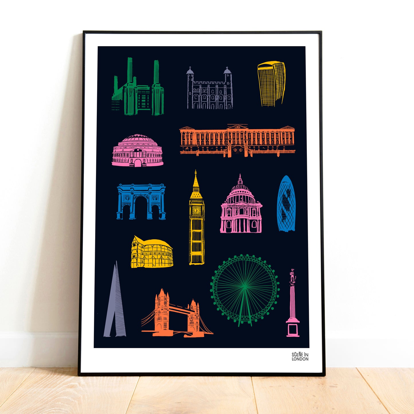 London Neon Print