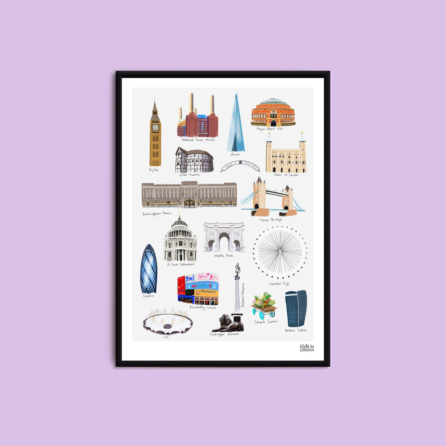 London Tour Print