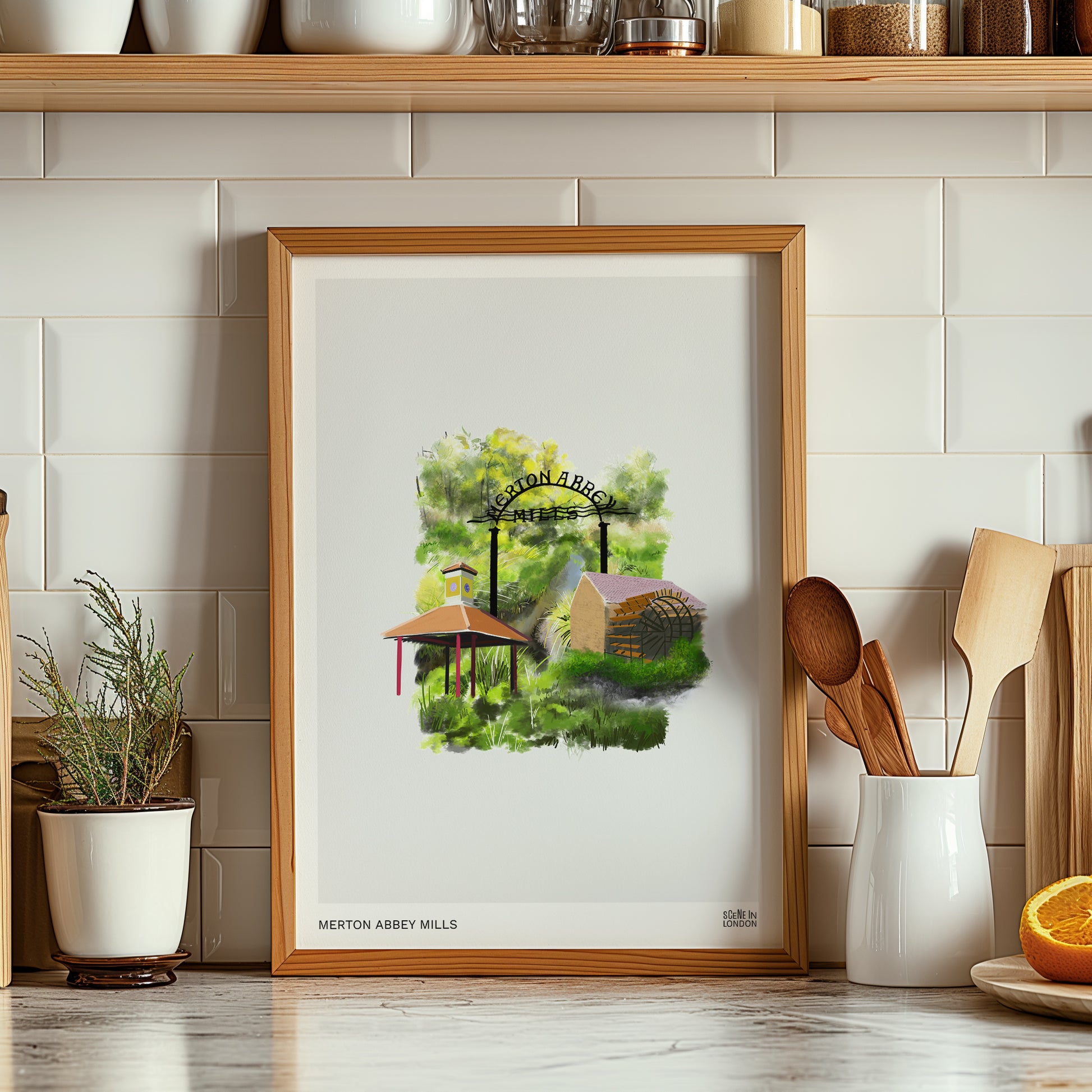 Merton Abbey Mill art print