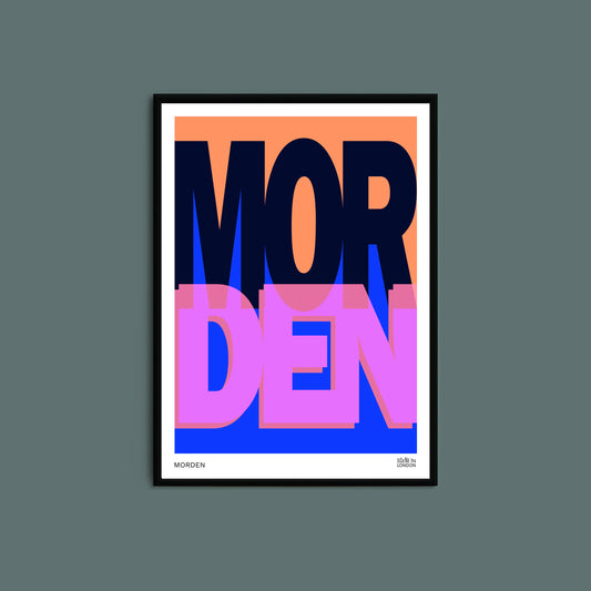 Morden Layered Typography Print