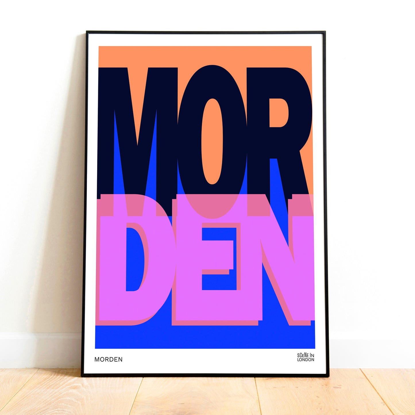 Morden Layered Typography Print