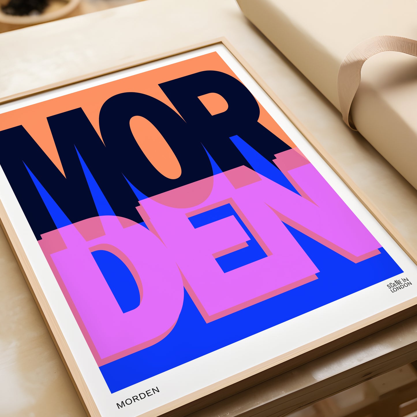 Morden Layered Typography Print