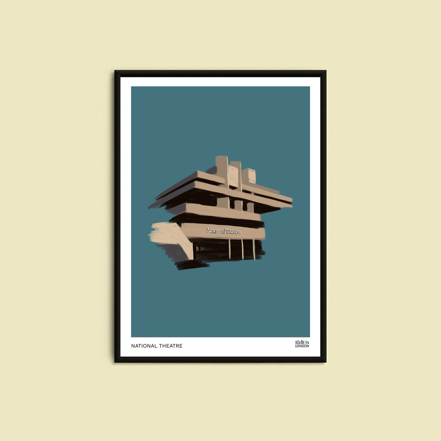 National Theatre London art print