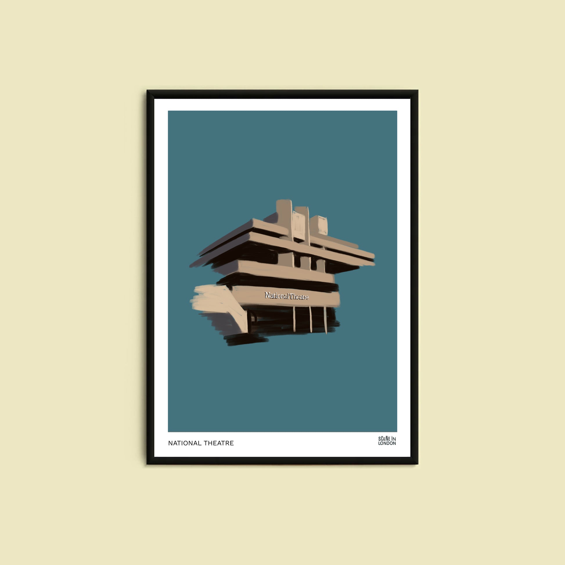 National Theatre London art print
