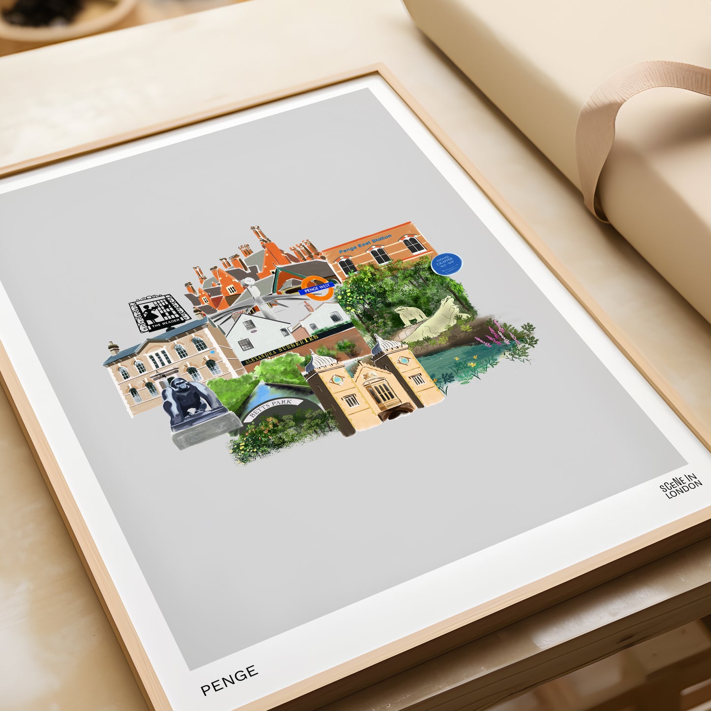 Penge Illustration Print