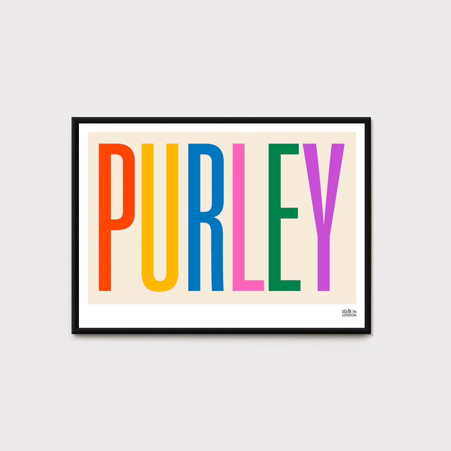 Purley Croydon art print