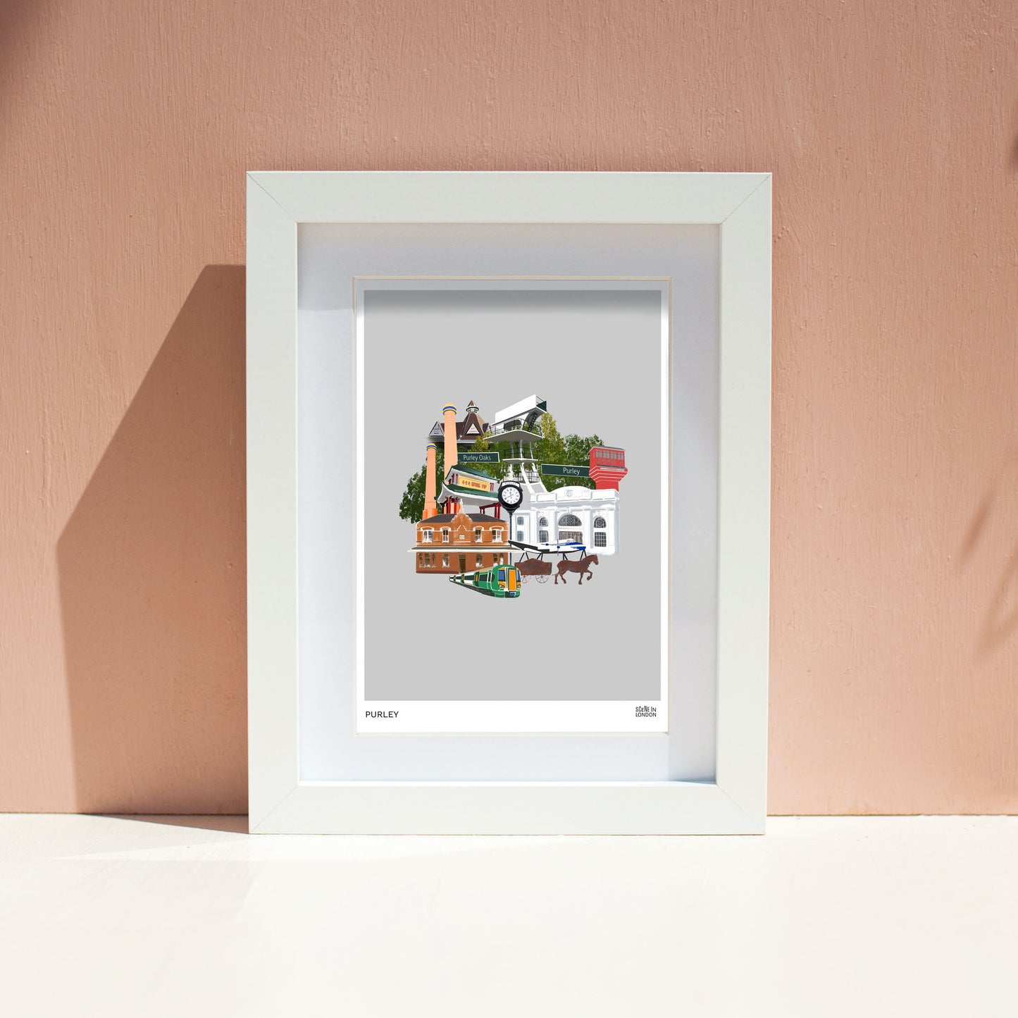 Purley Croydon art print by Scene in London