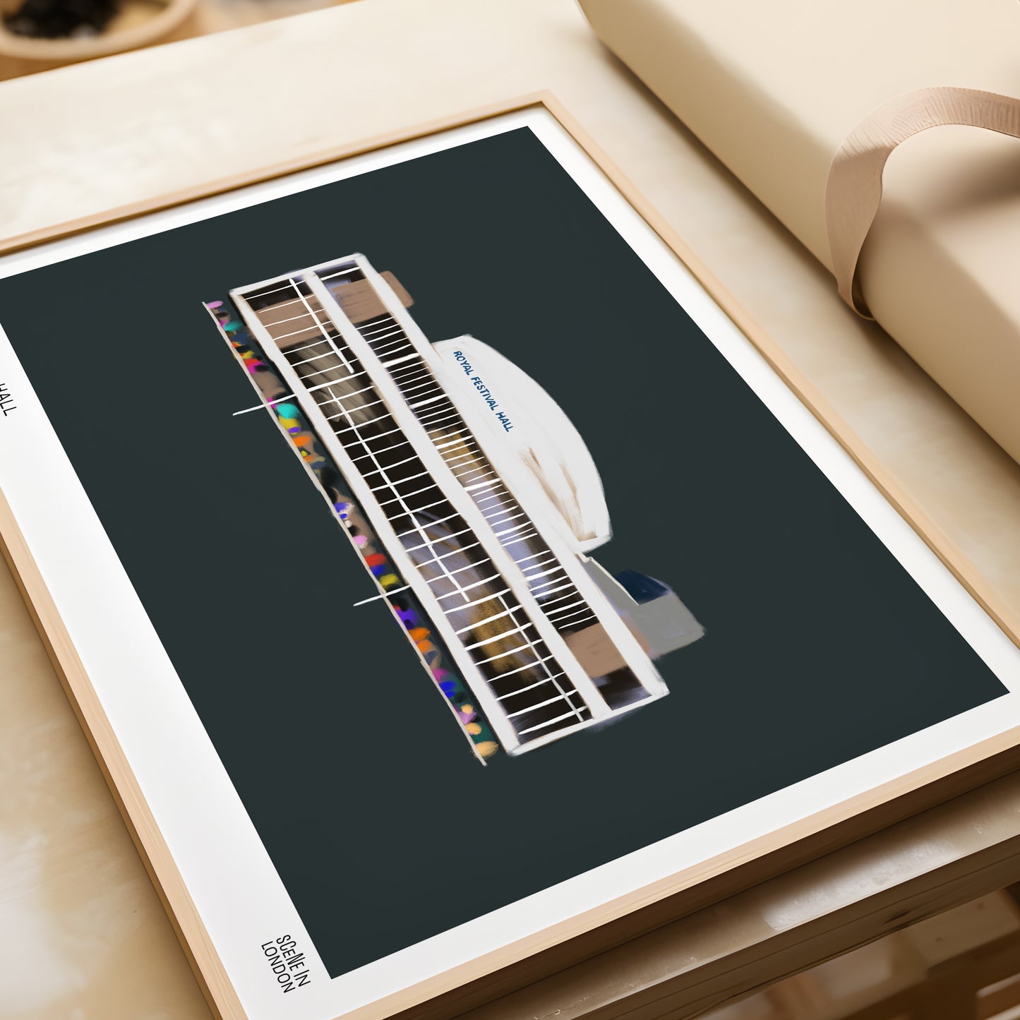 Royal Festival Hall Southbank London art print