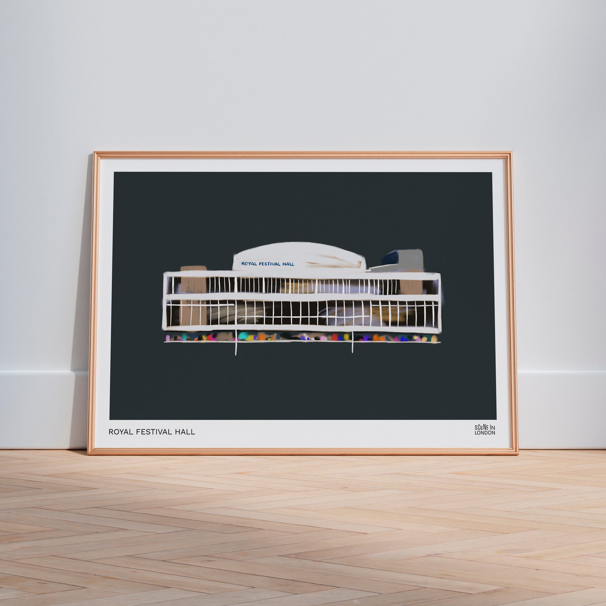 Royal Festival Hall Southbank London art print