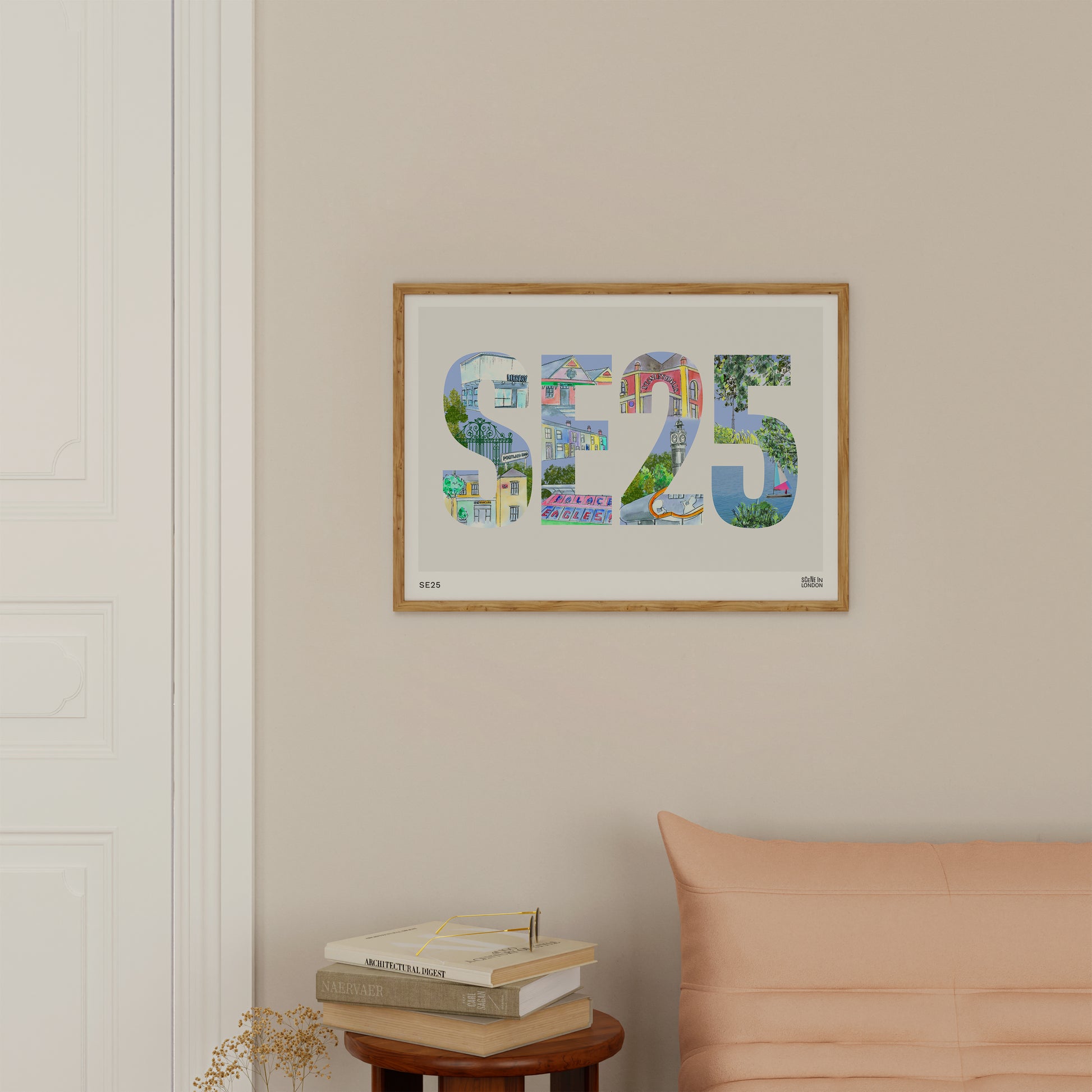 London art print featuring South Norwood SE25