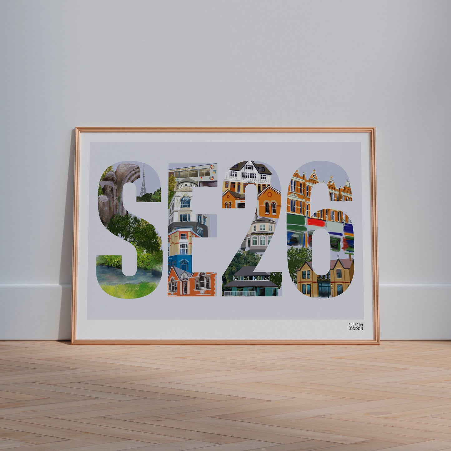 SE26 Sydenham Postcode Print