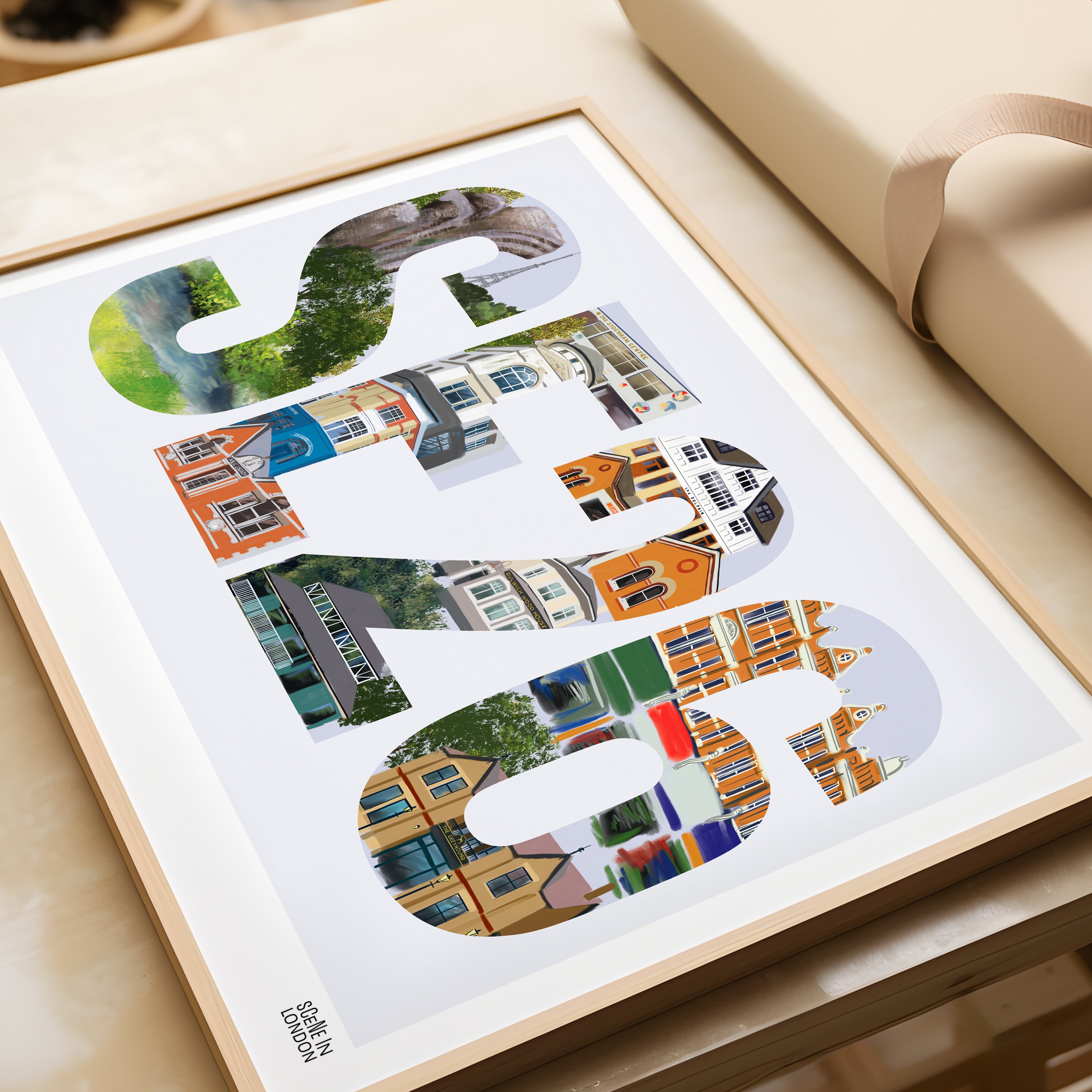 Se26 Postcode SE26 Sydenham Postcode Print – London art prints and gifts by Scene in ...