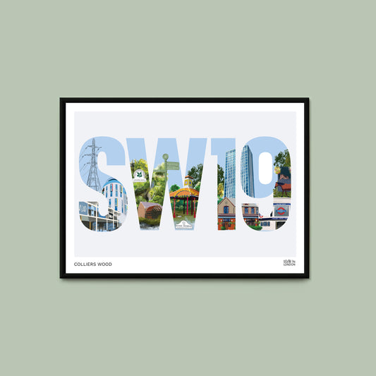 Colliers Wood London Art Print by Scene in London