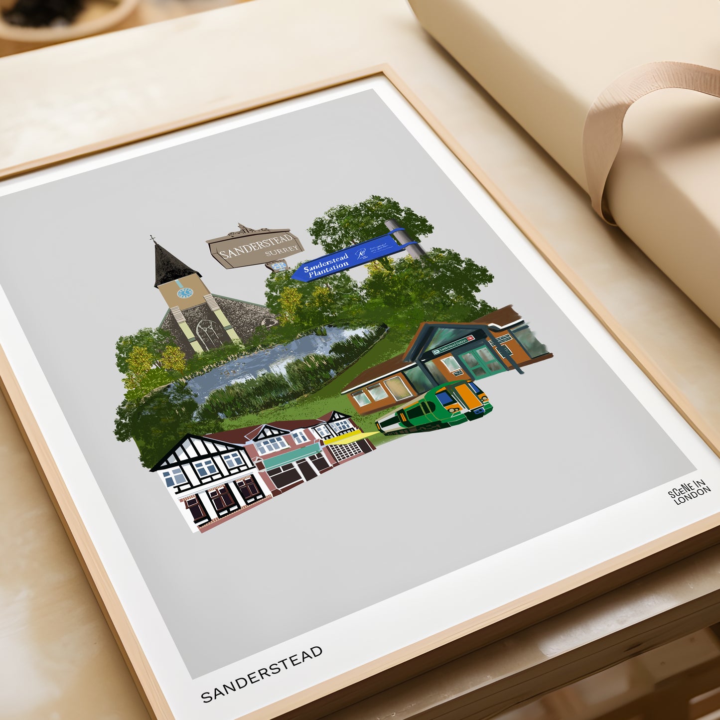 Sanderstead Print