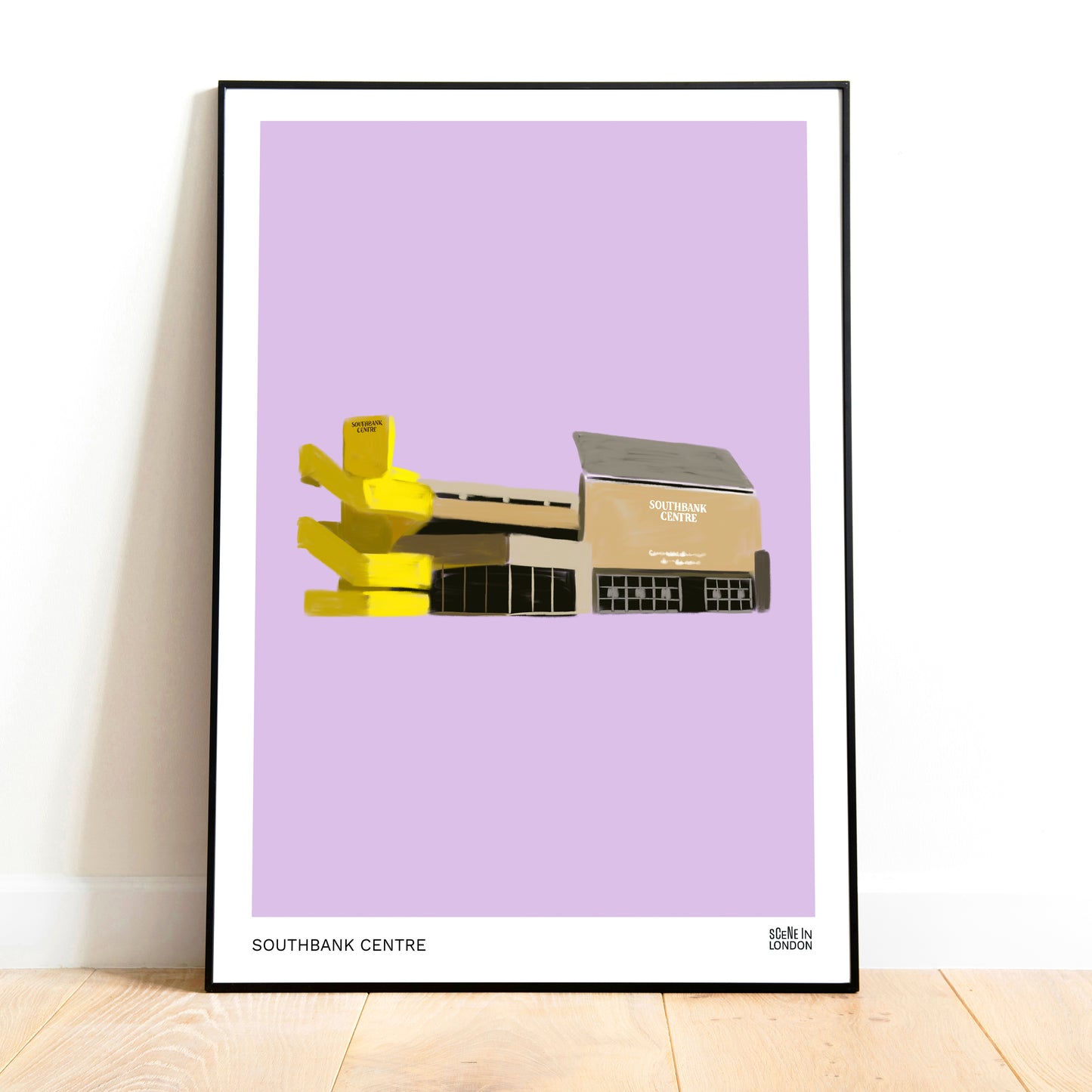 Southbank Centre art print by Samantha Foley, Scene in London