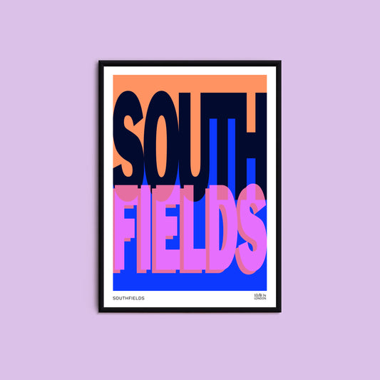 Southfields London Poster Print