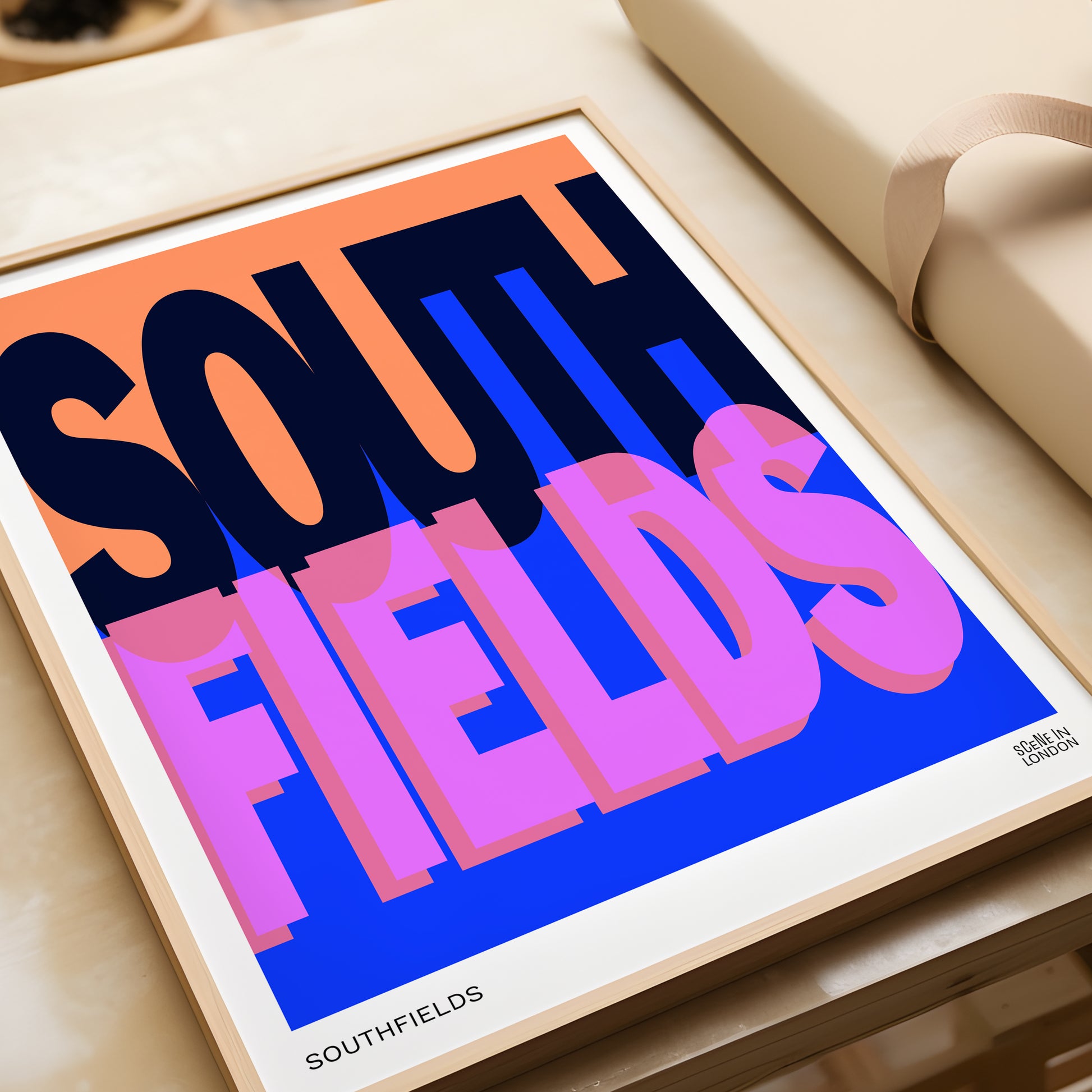 Southfields London Poster Print