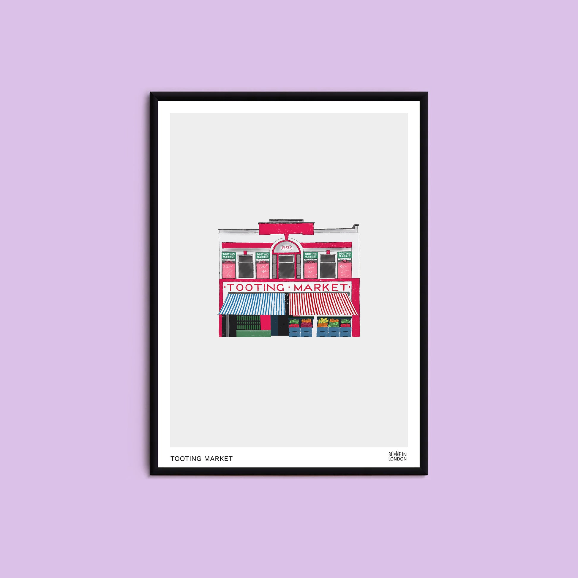 Tooting Market print