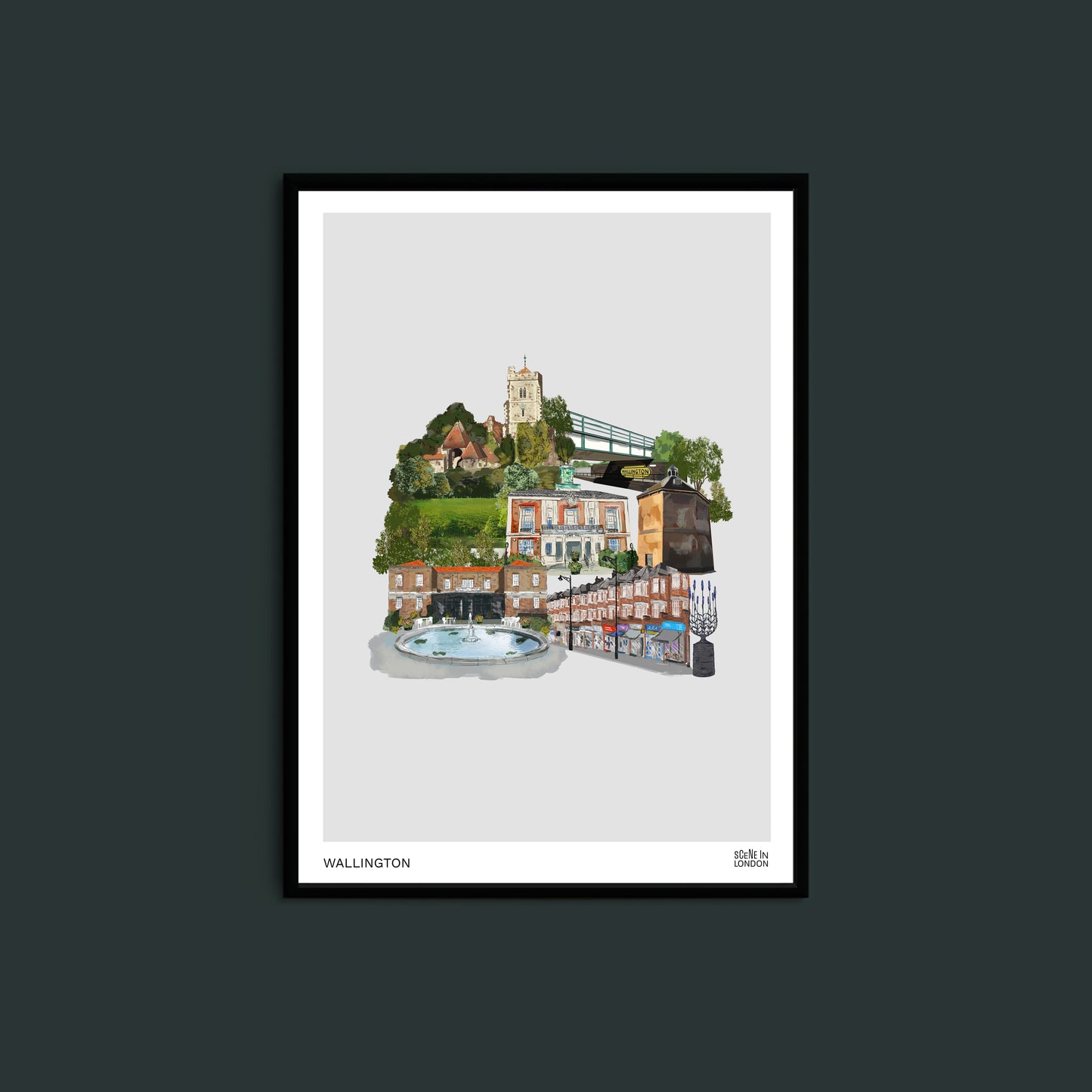 Art print of Wallington, London