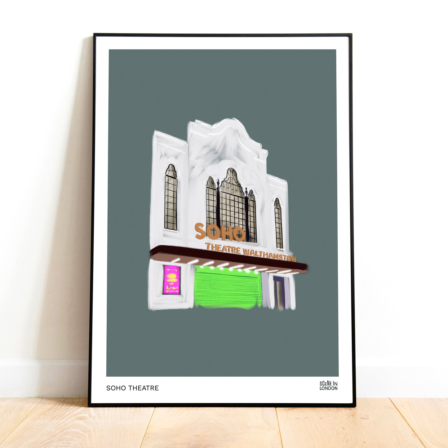 Walthamstow Soho Theatre art print by Scene in London